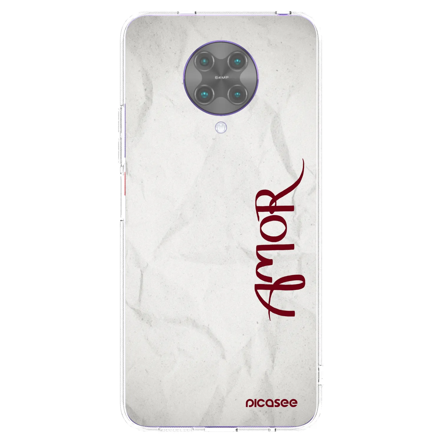 Picasee διαφανής θήκη σιλικόνης Xiaomi Poco F2 Pro - Amor