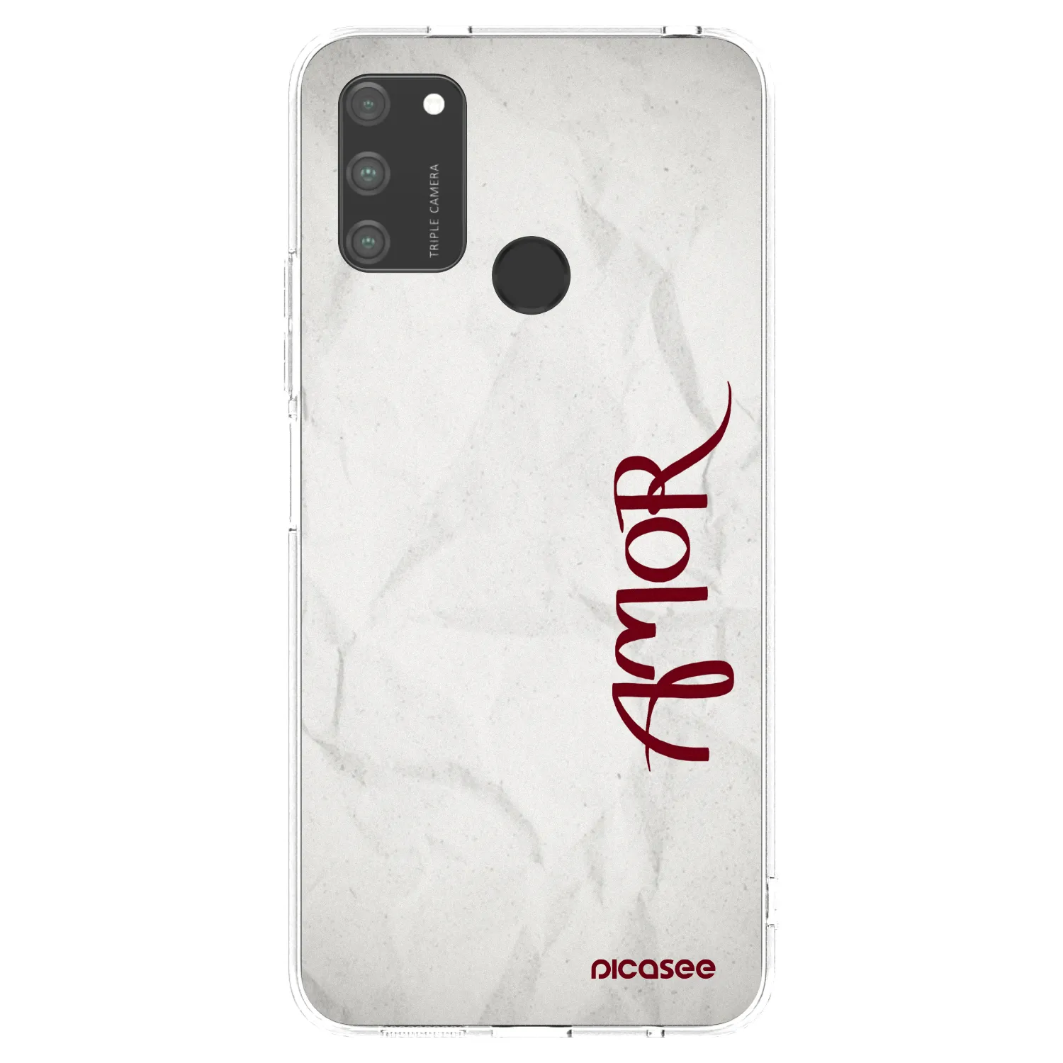 Picasee διαφανής θήκη σιλικόνης Honor 9A - Amor