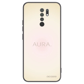 Picasee Μαύρη θήκη σιλικόνης για Xiaomi Redmi 9 - Aura