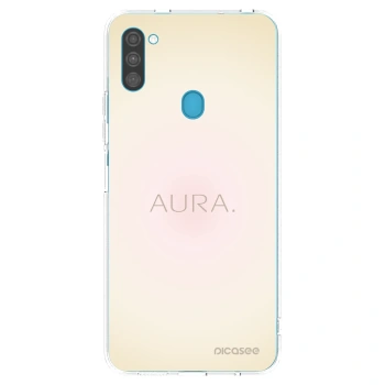 Picasee διαφανής θήκη σιλικόνης Samsung Galaxy M11 - Aura