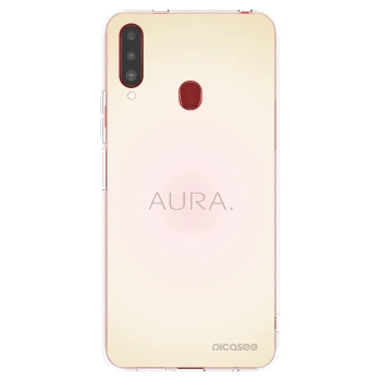 Picasee διαφανής θήκη σιλικόνης Samsung Galaxy A20s - Aura
