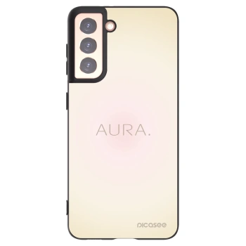 Picasee Μαύρη θήκη σιλικόνης για Samsung Galaxy S21 5G G991B - Aura