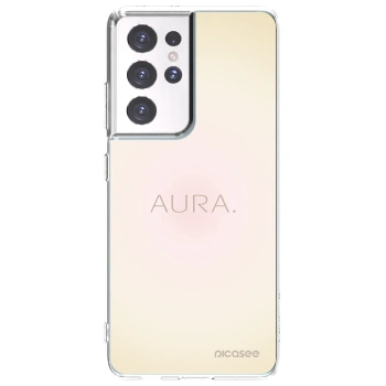 Picasee διαφανής θήκη σιλικόνης Samsung Galaxy S21 Ultra 5G G998B - Aura