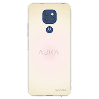 Picasee διαφανής θήκη σιλικόνης Motorola Moto G9 Play - Aura