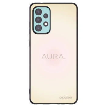 Picasee Μαύρη θήκη σιλικόνης για Samsung Galaxy A72 A725F - Aura