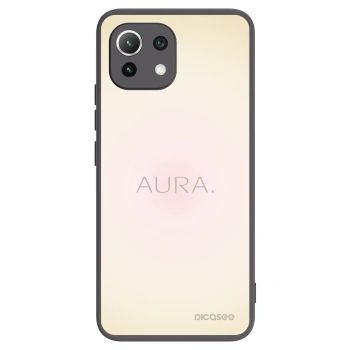 Picasee Μαύρη θήκη σιλικόνης για Xiaomi Mi 11 Lite - Aura