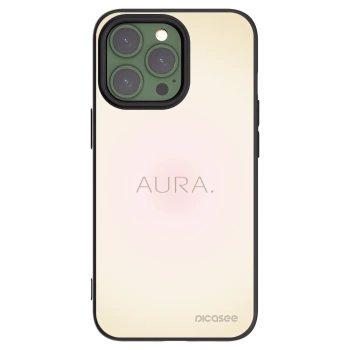 Picasee Μαύρη θήκη σιλικόνης για Apple iPhone 13 Pro - Aura