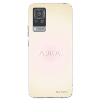 Picasee διαφανής θήκη σιλικόνης Vivo X60 Pro 5G - Aura