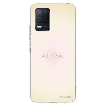 Picasee διαφανής θήκη σιλικόνης Realme 8 5G - Aura