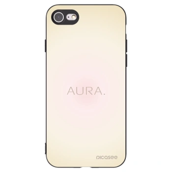 Picasee Μαύρη θήκη σιλικόνης για Apple iPhone SE 2022 - Aura