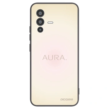 Picasee Μαύρη θήκη σιλικόνης για Vivo V23 5G - Aura