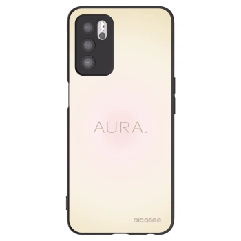 Picasee Μαύρη θήκη σιλικόνης για OPPO A16s - Aura