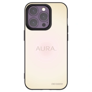 Picasee Μαύρη θήκη σιλικόνης για Apple iPhone 14 Pro - Aura