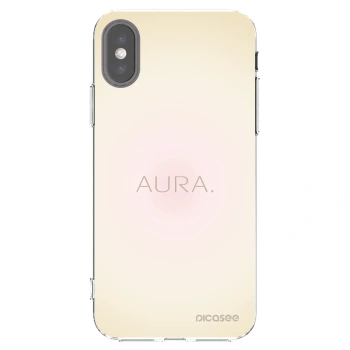 Picasee διαφανής θήκη σιλικόνης Apple iPhone X/XS - Aura