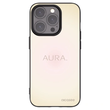 Picasee Μαύρη θήκη σιλικόνης για Apple iPhone 15 Pro - Aura