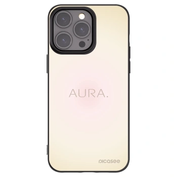 Picasee Μαύρη θήκη σιλικόνης για Apple iPhone 15 Pro Max - Aura
