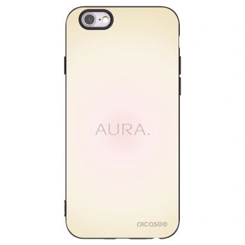 Picasee Μαύρη θήκη σιλικόνης για Apple iPhone 6/6S - Aura