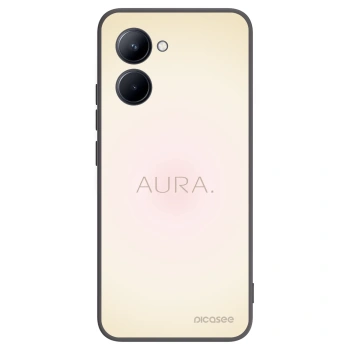 Picasee Μαύρη θήκη σιλικόνης για Realme C33 (2023) - Aura