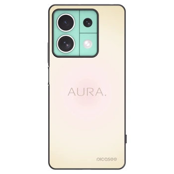 Picasee Μαύρη θήκη σιλικόνης για Xiaomi Redmi Note 13 5G - Aura