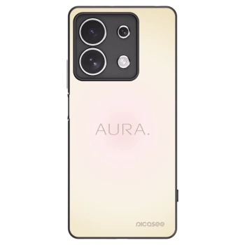 Picasee Μαύρη θήκη σιλικόνης για Xiaomi Redmi Note 13 4G - Aura