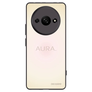 Picasee Μαύρη θήκη σιλικόνης για Xiaomi Redmi A3 - Aura