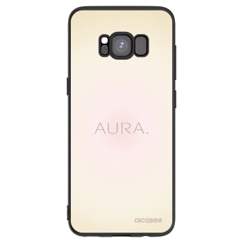 Picasee Μαύρη θήκη σιλικόνης για Samsung Galaxy S8 G950F - Aura