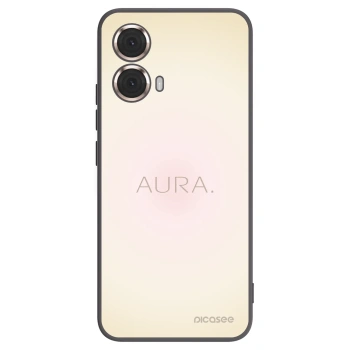 Picasee Μαύρη θήκη σιλικόνης για Motorola Moto G85 - Aura