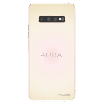 Picasee διαφανής θήκη σιλικόνης Samsung Galaxy S10 Plus G975 - Aura
