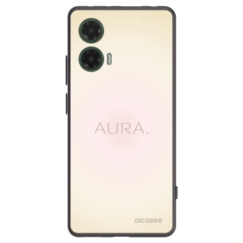 Picasee Μαύρη θήκη σιλικόνης για Motorola Moto G35 5G - Aura