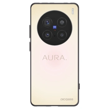 Picasee Μαύρη θήκη σιλικόνης για Vivo X200 Pro - Aura