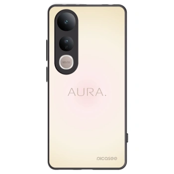 Picasee Μαύρη θήκη σιλικόνης για Vivo V50 Lite 5G - Aura