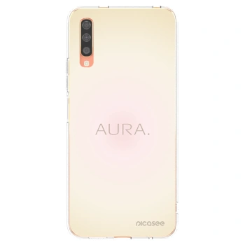Picasee διαφανής θήκη σιλικόνης Samsung Galaxy A70 A705F - Aura