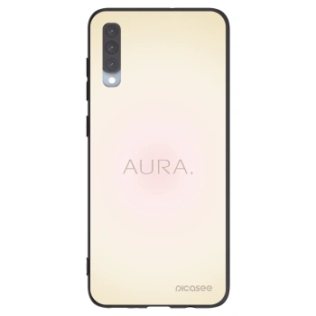 Picasee Μαύρη θήκη σιλικόνης για Samsung Galaxy A70 A705F - Aura