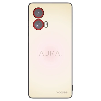Picasee Μαύρη θήκη σιλικόνης για Motorola Edge 50 Fusion - Aura