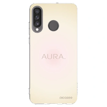 Picasee διαφανής θήκη σιλικόνης Huawei P30 Lite - Aura