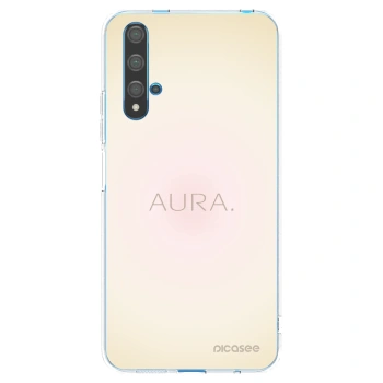 Picasee διαφανής θήκη σιλικόνης Huawei Nova 5T - Aura