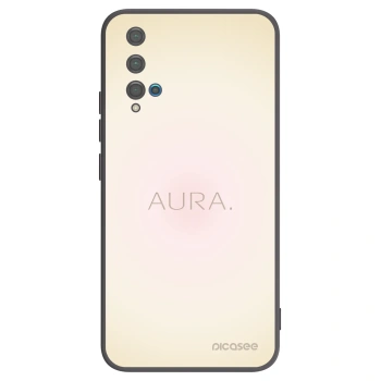 Picasee Μαύρη θήκη σιλικόνης για Huawei Nova 5T - Aura