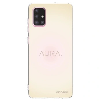 Picasee διαφανής θήκη σιλικόνης Samsung Galaxy A71 A715F - Aura
