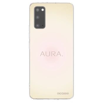 Picasee διαφανής θήκη σιλικόνης Samsung Galaxy S20 G980F - Aura
