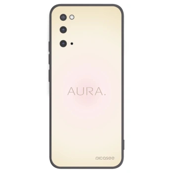 Picasee Μαύρη θήκη σιλικόνης για Samsung Galaxy S20 G980F - Aura