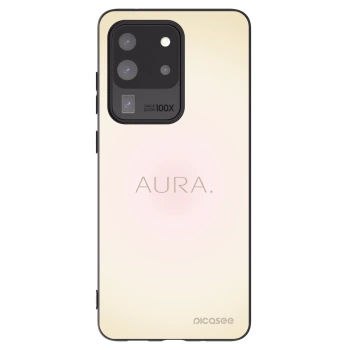 Picasee Μαύρη θήκη σιλικόνης για Samsung Galaxy S20 Ultra 5G G988F - Aura