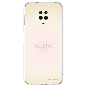 Picasee διαφανής θήκη σιλικόνης Xiaomi Redmi Note 9 Pro - Aura