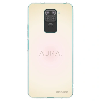 Picasee Μαύρη θήκη σιλικόνης για Xiaomi Redmi Note 9 - Aura