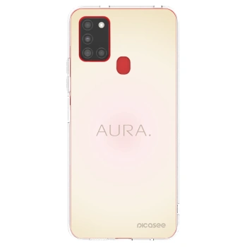 Picasee διαφανής θήκη σιλικόνης Samsung Galaxy A21s - Aura