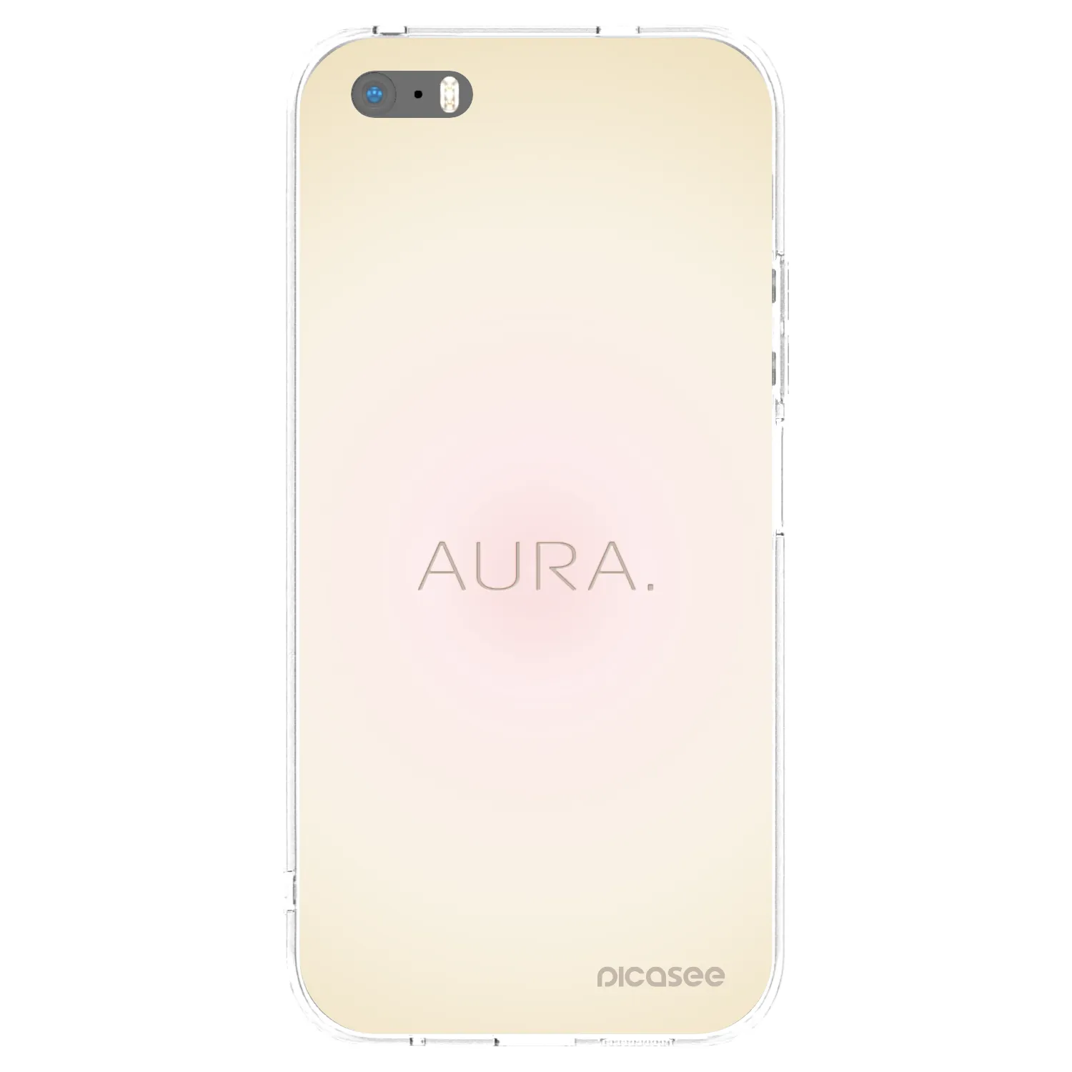 Picasee διαφανής θήκη σιλικόνης Apple iPhone 5/5S/SE - Aura