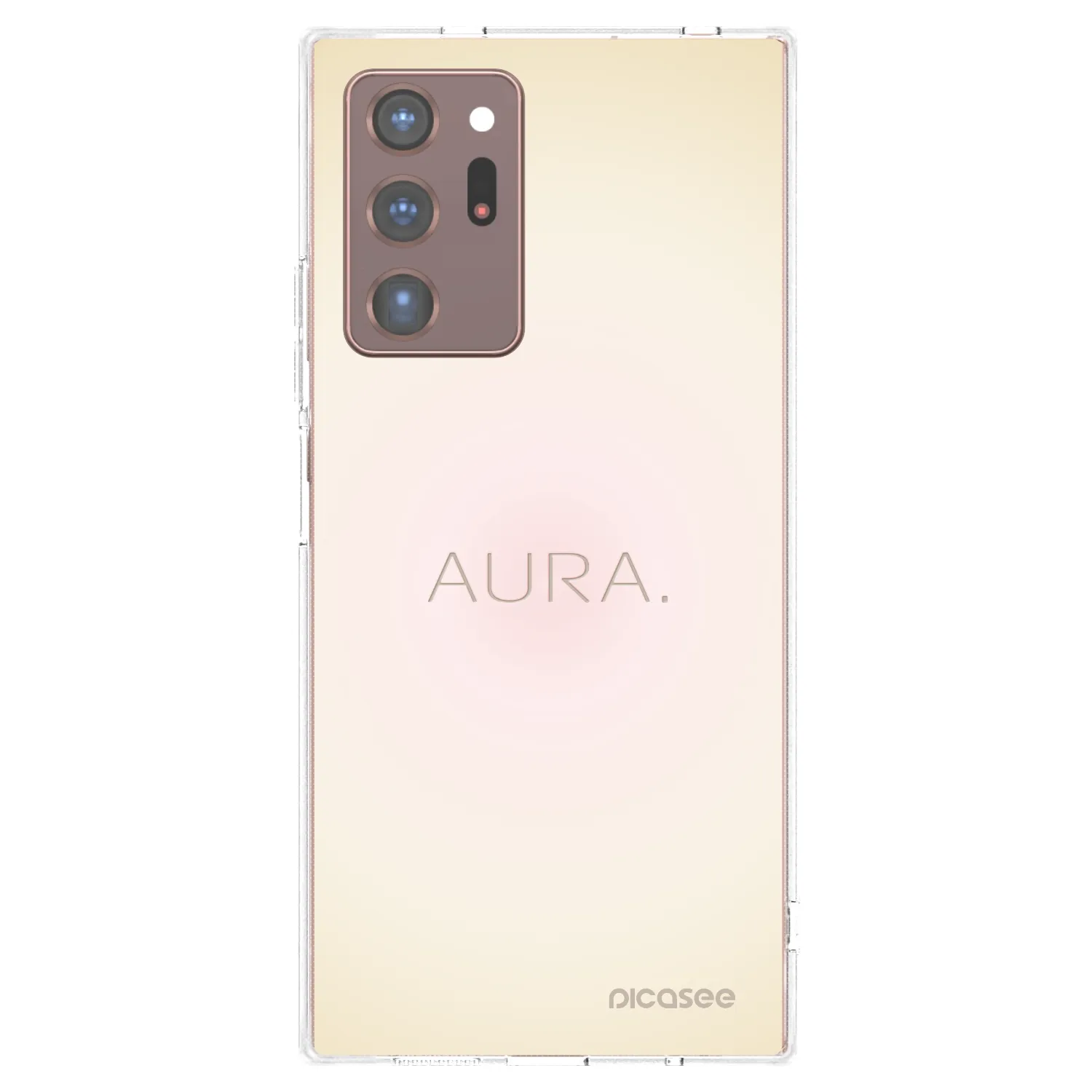 Picasee διαφανής θήκη σιλικόνης Samsung Galaxy Note 20 Ultra - Aura