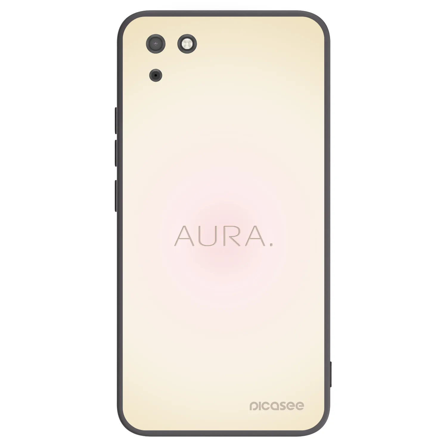 Picasee Μαύρη θήκη σιλικόνης για Huawei Y5P - Aura