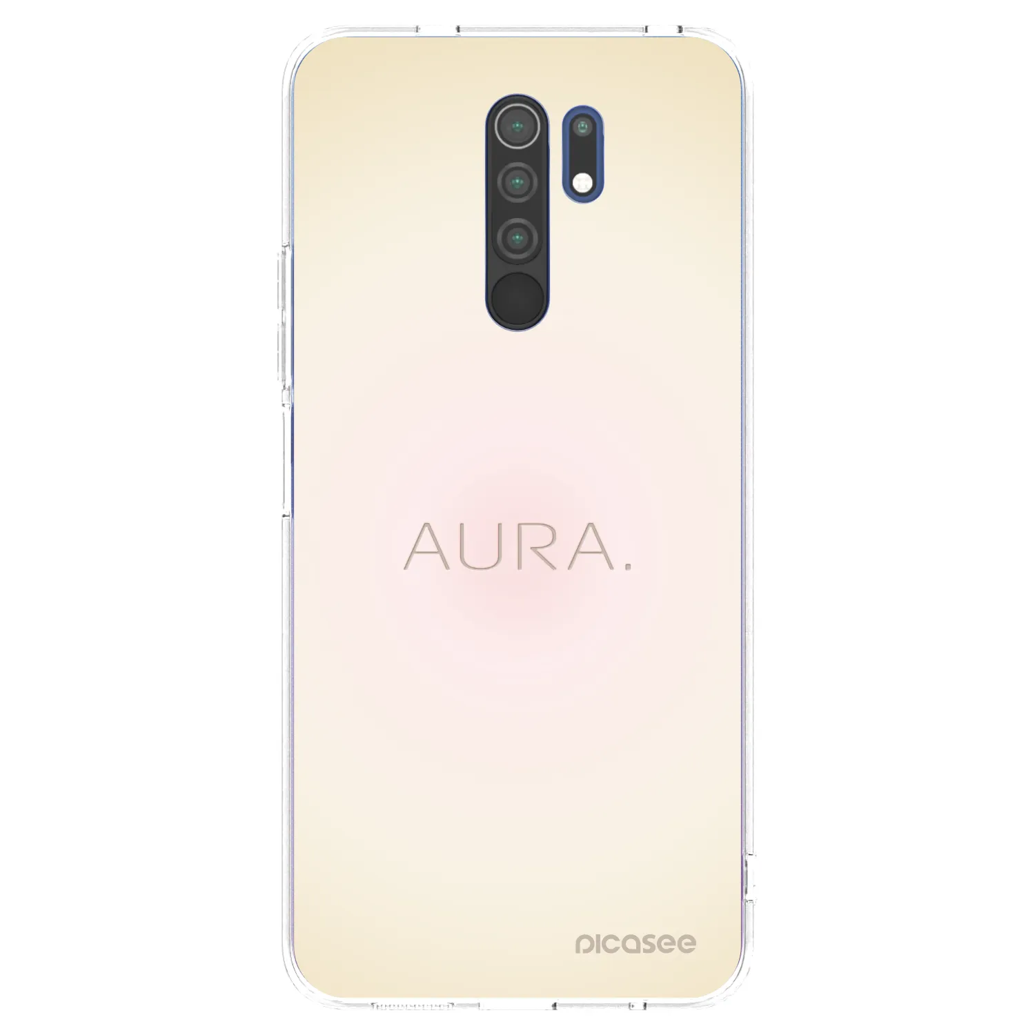 Picasee διαφανής θήκη σιλικόνης Xiaomi Redmi 9 - Aura