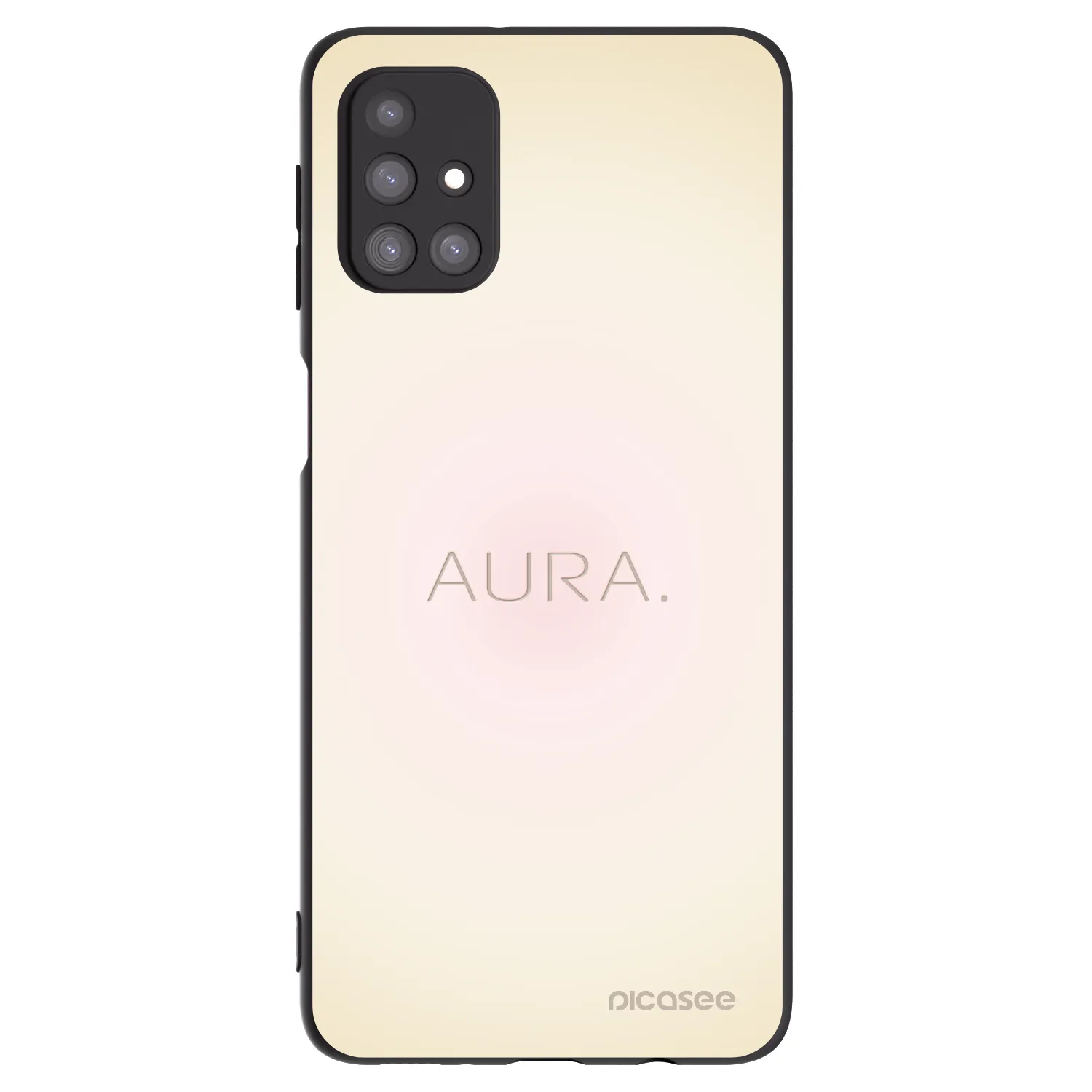 Picasee Μαύρη θήκη σιλικόνης για Samsung Galaxy M31s - Aura