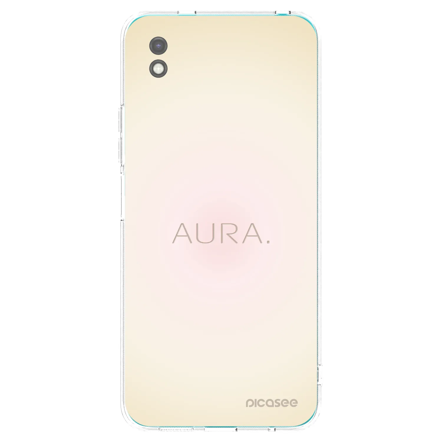 Picasee Μαύρη θήκη σιλικόνης για Xiaomi Redmi 9A - Aura